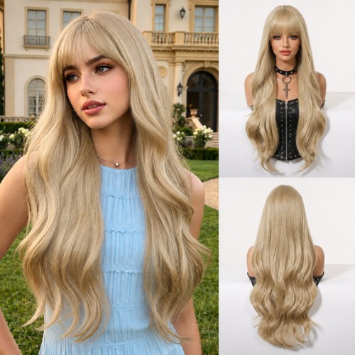Long wavy synthetic - hair, light