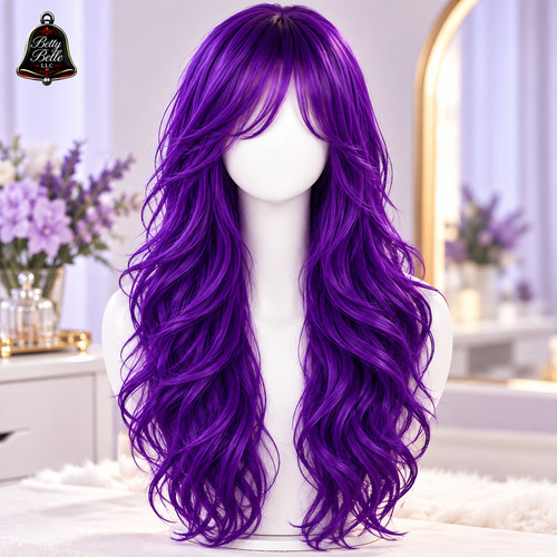 70cm long curly fashion - long,