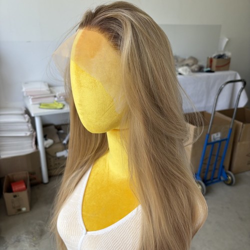 Ash blonde long - ash, straight