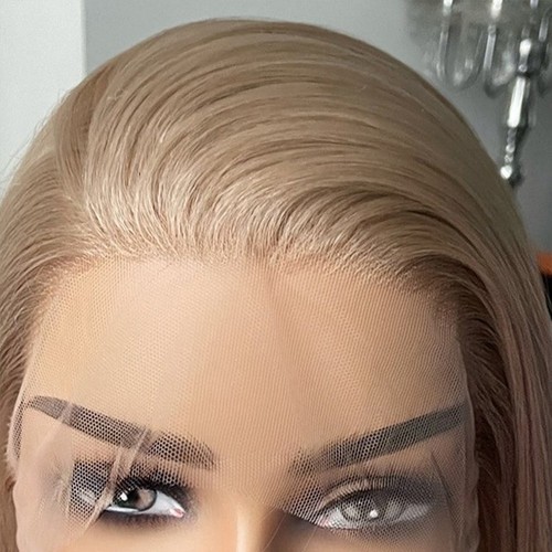 Long straight ash blonde - straight,