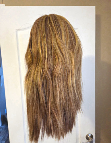 Synthetic heat friendly wig