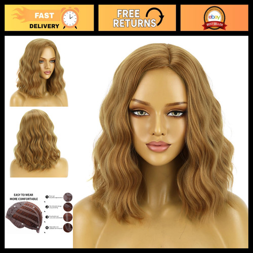 Short curly strawberry blonde - short,