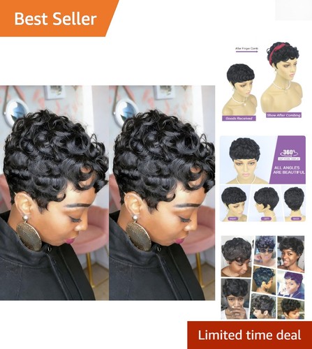 Versatile glueless short curly - versatile,