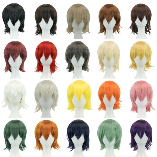 Synthetic unisex short cosplay - synthetic,