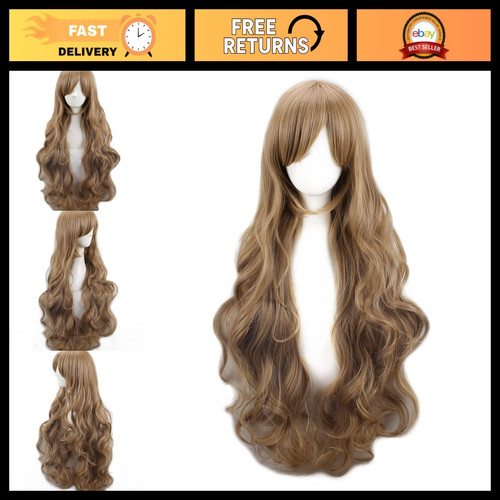 Long wavy light - light, brown