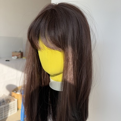 Long straight dark brown women - long,