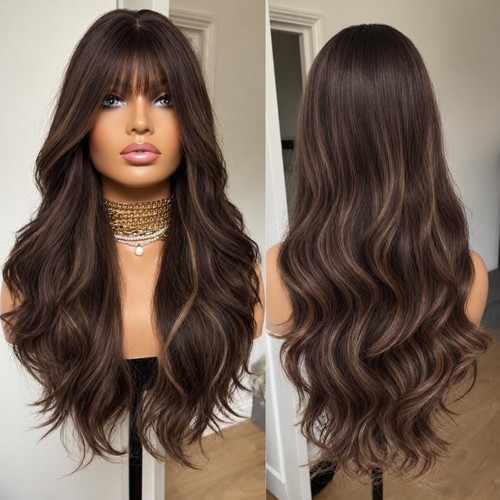 Women costume wig with - women, bangs