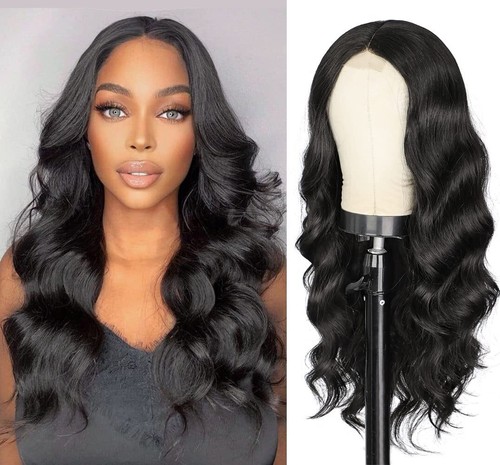 Women long black - women, wig