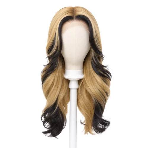 Long wavy ombre brown - long,