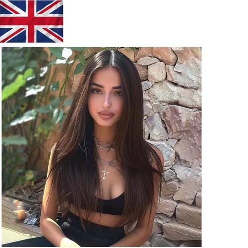 Inch dark brown straight - 28-inch,