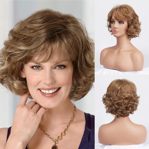 Short curly wig - wig, with