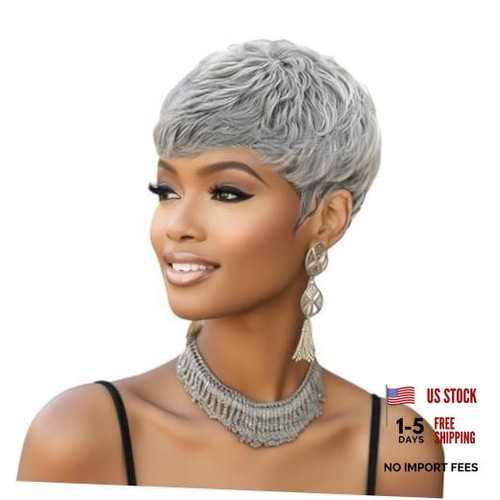 Short hair pixie - short, wig
