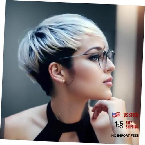 Ombre gray hair wig synthetic - gray,