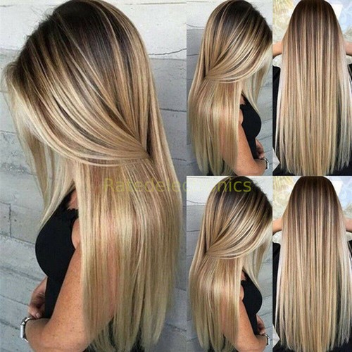 Women real long straight hair - straight,