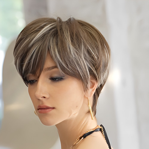 Pixie cut synthetic - synthetic, wig