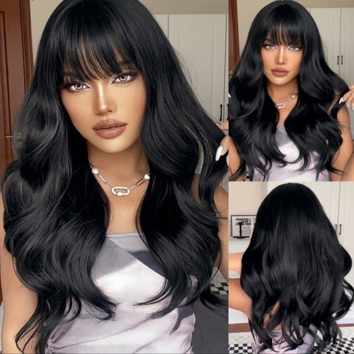 Synthetic hair off - hair, black