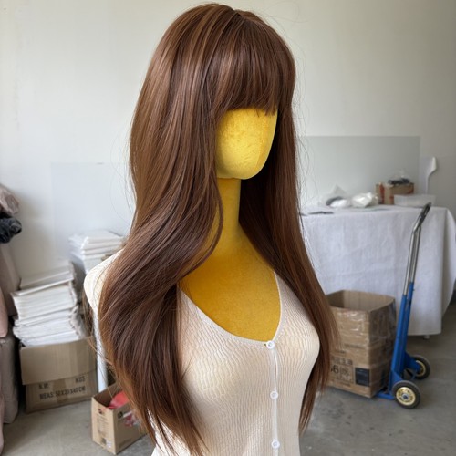 Cosplay party wig with bangs - with,