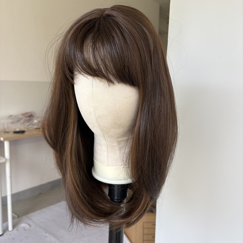 Cosplay wig with fringe short - with,