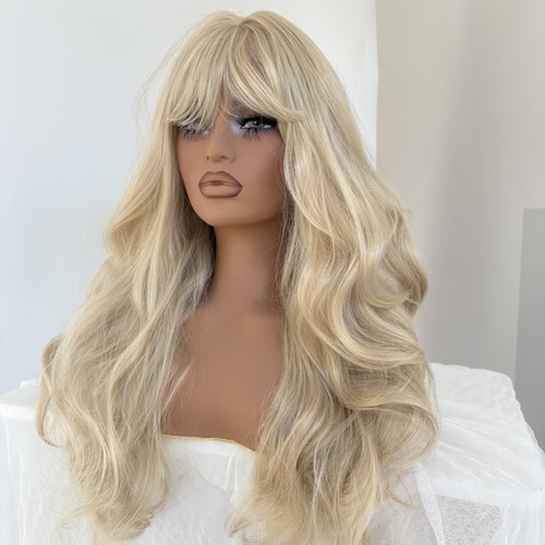 Costume wigs with bangs heat - with,