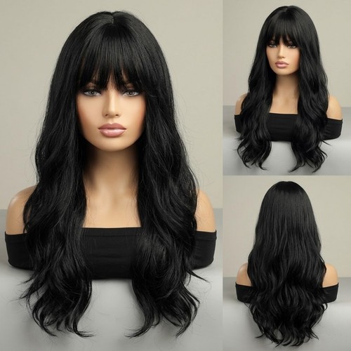 Long wavy black - long,