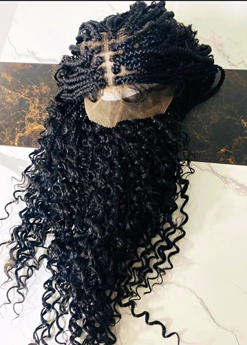 Full lace boho braid wig - full, with
