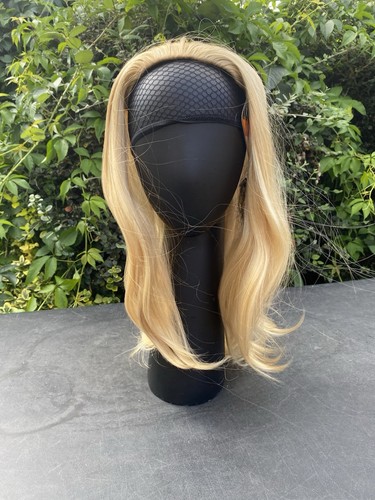 Wig hairpiece blonde - 3/4, hairpiece.