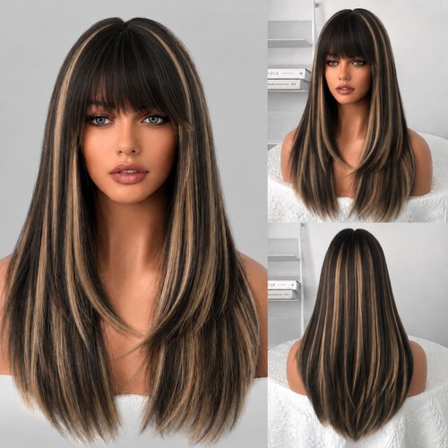 Cosplay wig with - with, bangs