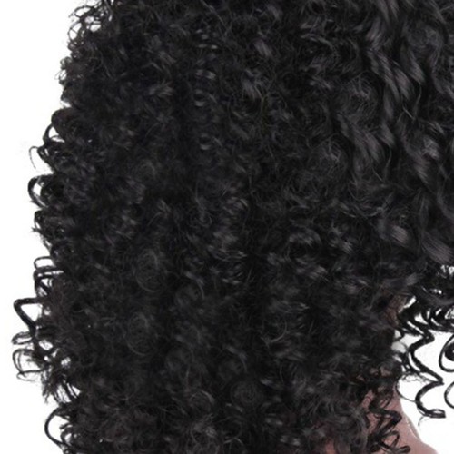 Short kinky curly - curly, afro