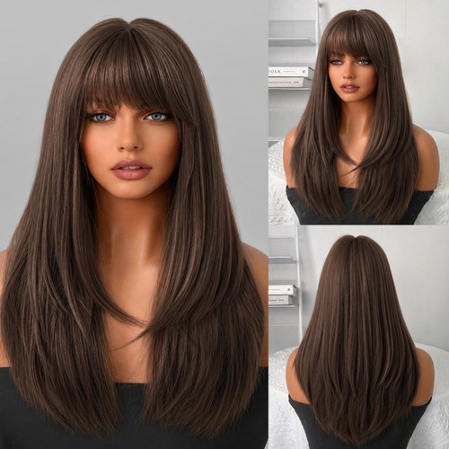 Layered choc brown natural - layered,