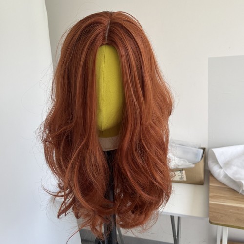 Copper red dress wig - wig, long