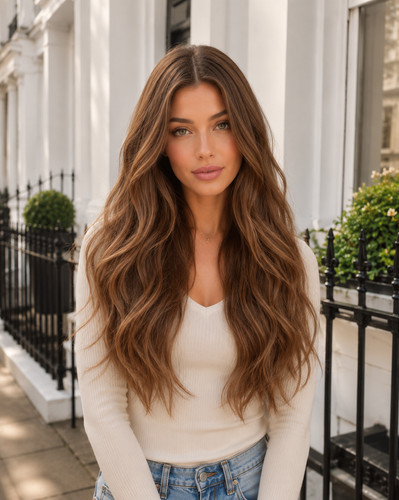 Inch brown lace - inch,