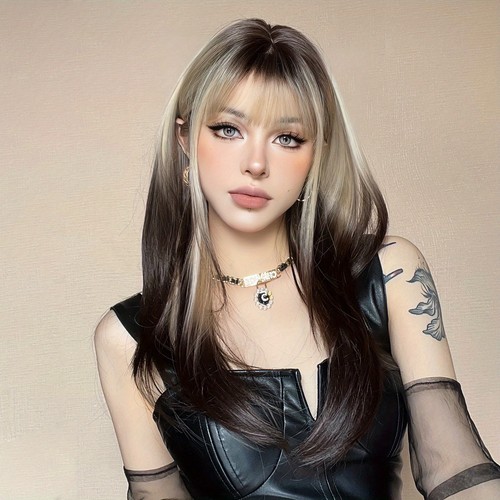 Ombre brown blonde - ombre, long