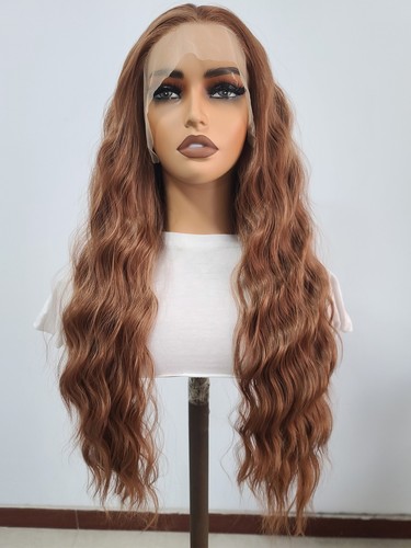 Long wavy auburn - wavy,