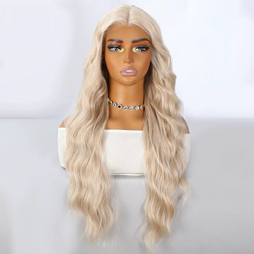 Long wavy golden - wavy,